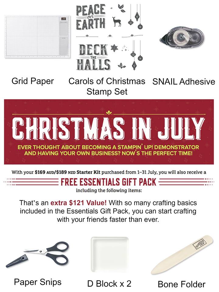 christmas in July promotional pack